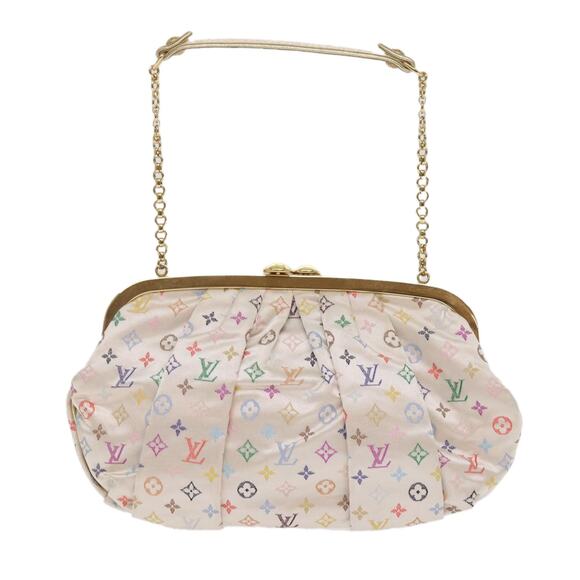LOUIS VUITTON Monogram Multicolor Omoniere Hand Bag White - Picture 2 of 16